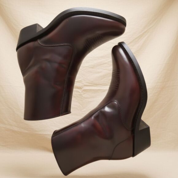 Laredo Leather Boots | Men's 8.5 EW | Brown | Casual Dress Ankle Cowboy Western - Picture 6 of 11